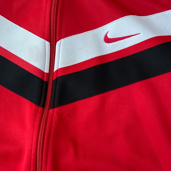 Vintage Y2L Jacket Nike Jacket Men's Size Large Red White and black Unixes - Picture 11 of 11